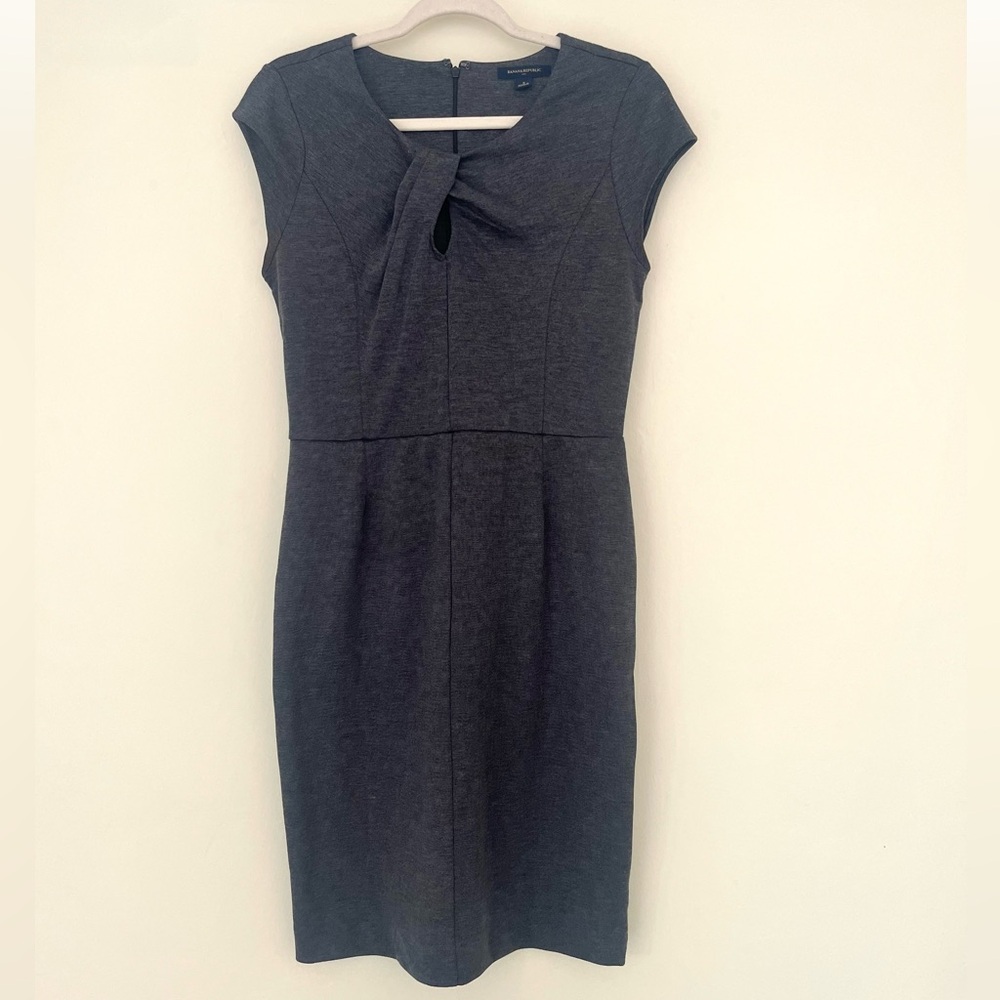 Banana Republic Cap Sleeve Keyhole Sheath Dress
